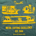 "Metal Cutting Excellence" Short Sleeve OD Green