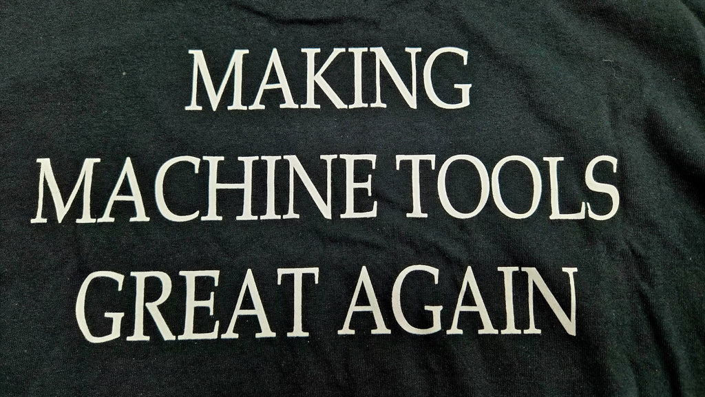 "Making Machine Tools Great Again" Long Sleeve Pocket Shirt Black