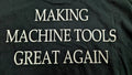 "Making Machine Tools Great Again" Long Sleeve Pocket Shirt Black